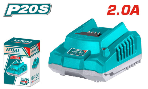 Chargeur Batterie 20V 2A – TOTAL TUNISIA Rapide – TFCLI2001 - TOTAL TOOLS TUNISIA Site officiel | Station d'outils