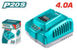 Chargeur Batterie 21V 4A Recharge Rapide P20STFCLI20411 - TOTAL TOOLS TUNISIA Site officiel | Station d'outils