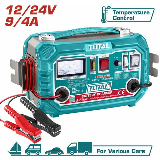 Chargeur De Batterie 12V/24V Puissant TOTAL TUNISIA TBC1601 - TOTAL TOOLS TUNISIA Site officiel | Station d'outils