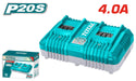 Chargeur P20S 21V 4A - TOTAL TUNISIA Charge Rapide - TCLI2034 - TOTAL TOOLS TUNISIA Site officiel | Station d'outils