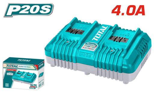 Chargeur P20S 21V 4A - TOTAL TUNISIA Charge Rapide - TCLI2034 - TOTAL TOOLS TUNISIA Site officiel | Station d'outils