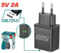 Chargeur TOTAL 5V 2A Charge Rapide PRO TOTAL tcli120502 - TOTAL TOOLS TUNISIA Site officiel | Station d'outils