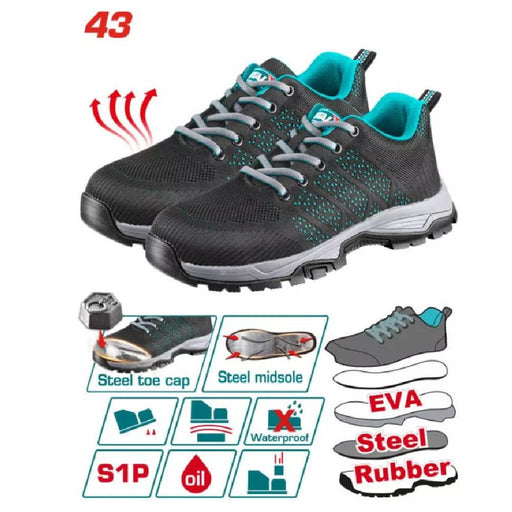 Chaussures de sécurité TOTAL TSP206S1P.43 – Pointure 43 - TOTAL TOOLS TUNISIA Site officiel | Station d'outils