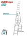 Chelle Extensible 5,92 m 150 kg TOTAL TUNISIA THLAD03391 - TOTAL TOOLS TUNISIA Site officiel | Station d'outils