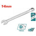 Clé Mixte 14 mm – Total Tunisia Clé Robuste – TCSPA141 - TOTAL TOOLS TUNISIA Site officiel | Station d'outils