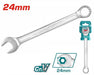 Clé Mixte 24 mm CrV Satinée Antidérapante DIN Professionnel - TOTAL TOOLS TUNISIA Site officiel | Station d'outils