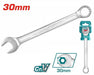 Clé Mixte 30 Mm Acier Chrome Satinée TCSPA301 Outil TOTAL - TOTAL TOOLS TUNISIA Site officiel | Station d'outils
