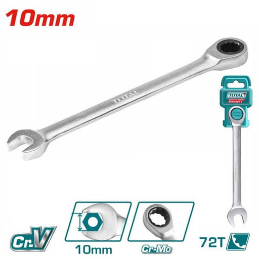 CLE MIXTE CLIQUET 10MM TCSPAR101 - TOTAL TOOLS TUNISIA Site officiel | Station d'outils