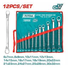 Clés Polygones 12 Pièces Vanadium Total Tunisie THT1024121 - TOTAL TOOLS TUNISIA Site officiel | Station d'outils