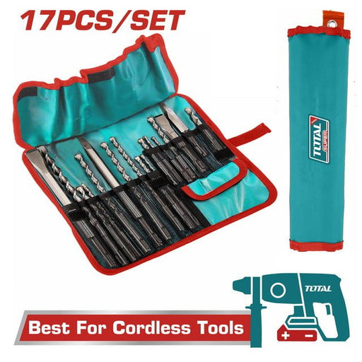 Coffret SDS Plus 17 Pièces TOTAL TUNISIA Perçage TACSD91701 - TOTAL TOOLS TUNISIA Site officiel | Station d'outils