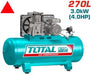 Compresseur Air 270 L 3 kW Pour Pros Pro TC1403002E - TOTAL TOOLS TUNISIA Site officiel | Station d'outils