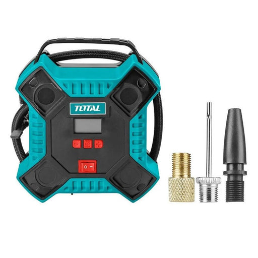 Compresseur Portable 12V 11 Bar TTAC1601 Total Avec Accessoires - TOTAL TOOLS TUNISIA Site officiel | Station d'outils