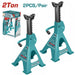 Cric 2T 2Pcs Pour Levage Auto - TOTAL TUNISIA THJS0201 - TOTAL TOOLS TUNISIA Site officiel | Station d'outils