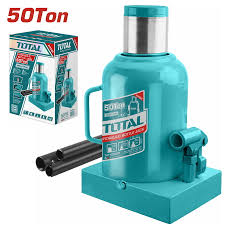 Cric Bouteille Hydraulique 50 Tonnes Total Avec Corps En Acier Renforcé - TOTAL TOOLS TUNISIA Site officiel | Station d'outils
