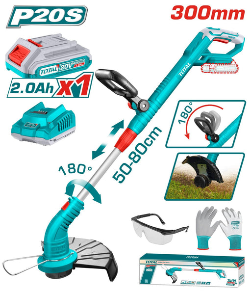 Debroussailleuse 20V 30cm - TOTAL TUNISIA Jardin - TGTLI20301 - TOTAL TOOLS TUNISIA Site officiel | Station d'outils