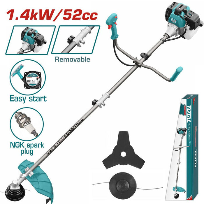 Débroussailleuse Thermique 1,4 kW 52 cm3 TP5524421 Total Tools - TOTAL TOOLS TUNISIA Site officiel | Station d'outils