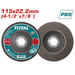 DISQUE A LAMEL 115MM X 22,2MM P60 TAC6311560 - TOTAL TOOLS TUNISIA Site officiel | Station d'outils