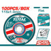 DISQUE A TRONÇ 115MM 1MMX22,2MM TAC210115100 - TOTAL TOOLS TUNISIA Site officiel | Station d'outils