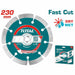 Disque Diamant 230x22,2 - TOTAL TUNISIA Coupe TAC2112301 - TOTAL TOOLS TUNISIA Site officiel | Station d'outils