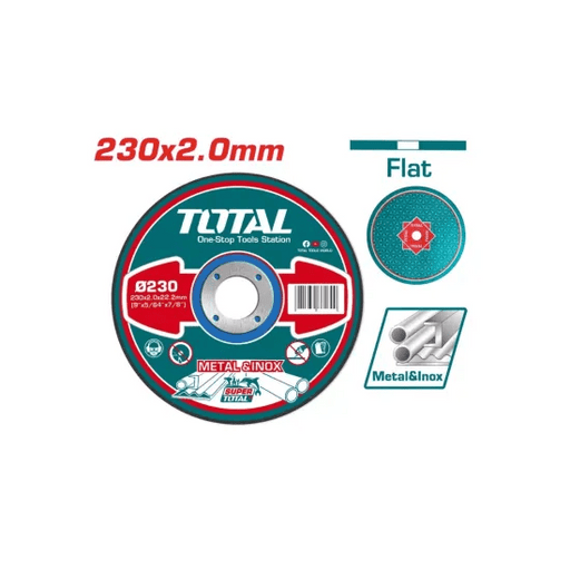 Disque Tronçonner Ø230x2mm–TOTAL TUNISIA Coupe–TAC2202301 - TOTAL TOOLS TUNISIA Site officiel | Station d'outils