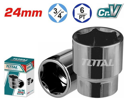 Douille Hex 24 Mm CrV 3/4 Drive – TOTAL TUNISIA THHAST34241 - TOTAL TOOLS TUNISIA Site officiel | Station d'outils