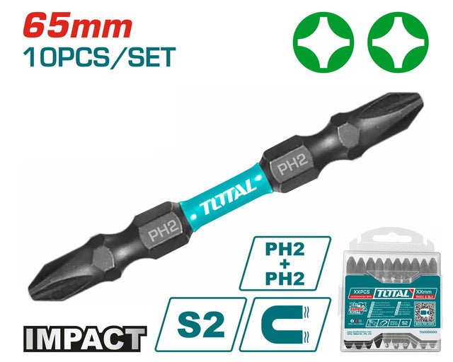 Embouts Tournevis PH2X60 Tacim16PH233 Haute Visibilité - TOTAL TOOLS TUNISIA Site officiel | Station d'outils