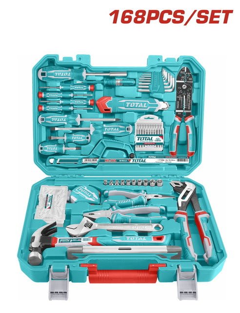 Ensemble Outils TOTAL 168 Pièces THKTHP21686 Bricolage - TOTAL TOOLS TUNISIA Site officiel | Station d'outils