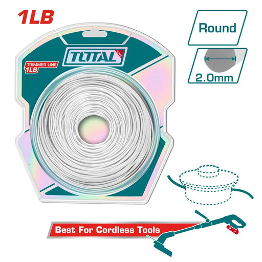 Fil Débroussailleuse 2mm - TOTAL TUNISIA Finition - TALS2001 - TOTAL TOOLS TUNISIA Site officiel | Station d'outils