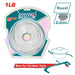 Fil Débroussailleuse 2mm - TOTAL TUNISIA Finition - TALS2001 - TOTAL TOOLS TUNISIA Site officiel | Station d'outils