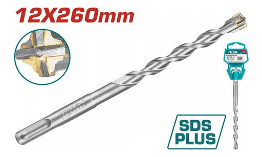 Foret SDS Plus 12x260 TCT Double Spirale Béton TAC311203C - TOTAL TOOLS TUNISIA Site officiel | Station d'outils