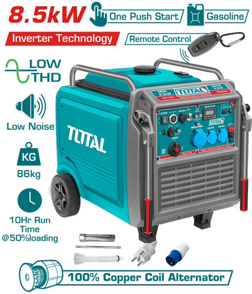 GROUPE ELECTROGENE 8.5KW ESS INVERTER TP585006 - TOTAL TOOLS TUNISIA Site officiel | Station d'outils