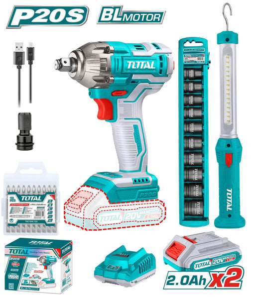 Kit 2PCS Boulonneuse 20V Et Lampe Tosli231004 Pratique - TOTAL TOOLS TUNISIA Site officiel | Station d'outils