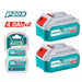 Kit De 2 Batteries 20V 4Ah P20S Total Pour Outils Sans Fil - TOTAL TOOLS TUNISIA Site officiel | Station d'outils