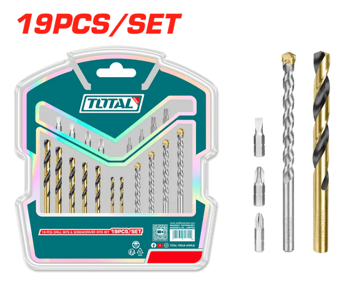 Kit Embouts Forets HSS Maçonnerie TOTAL TUNISIA TACSDB1901 - TOTAL TOOLS TUNISIA Site officiel | Station d'outils