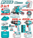 Kit Outillage 3 En 1 Total P20S Brushless 20V 2x4Ah Perceuse Clé À Chocs Meuleuse Sans Fil - TOTAL TOOLS TUNISIA Site officiel | Station d'outils