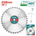 Lame Débroussailleuse 230mm 40 Dents Robuste TAC234615 - TOTAL TOOLS TUNISIA Site officiel | Station d'outils