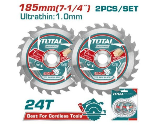 Lames Circulaires 185mm 24D TOTAL TUNISIA TAC2331853 - TOTAL TOOLS TUNISIA Site officiel | Station d'outils