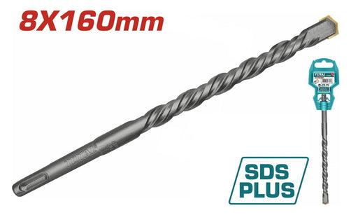 Mèche SDS Plus TOTAL 8x160 Mm TAC310802 Pour Béton Brique Pierre - TOTAL TOOLS TUNISIA Site officiel | Station d'outils