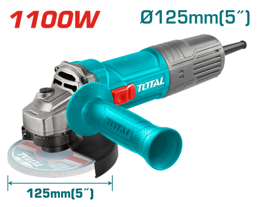 Meule d Angle 125 1100 W Total Tunisia Coupe TG11012536 - TOTAL TOOLS TUNISIA Site officiel | Station d'outils