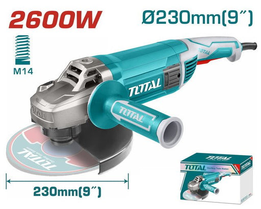 Meuleuse 230mm 2600W TG1262306 TOTAL TUNISIA - Découpe - TOTAL TOOLS TUNISIA Site officiel | Station d'outils