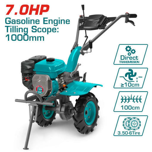 Motoculteur À Essence 7 HP Modèle TGC12006 Par TOTAL Puissant Et Polyvalent Pour Cultures Profondes - TOTAL TOOLS TUNISIA Site officiel | Station d'outils