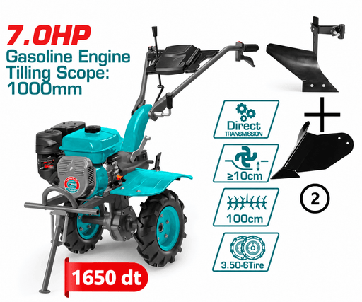 Motoculteur À Essence 7 HP Modèle TGC12006 Par TOTAL Puissant Et Polyvalent Pour Cultures Profondes - TOTAL TOOLS TUNISIA Site officiel | Station d'outils