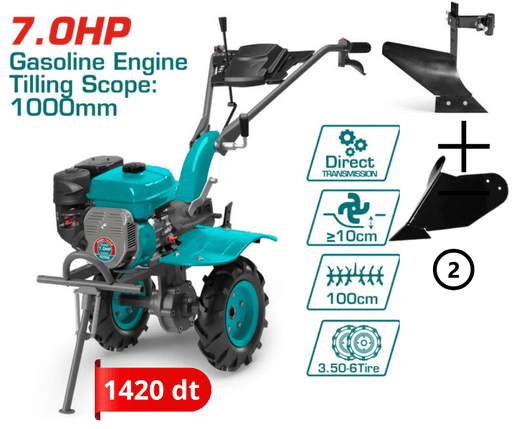 Motoculteur À Essence 7 HP Modèle TGC12006 Par TOTAL Puissant Et Polyvalent Pour Cultures Profondes - TOTAL TOOLS TUNISIA Site officiel | Station d'outils