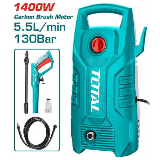 Nettoyeur Haute Pression 130Bar 1400W Total Tunisie TGT11316 - TOTAL TOOLS TUNISIA Site officiel | Station d'outils