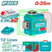 Niveau laser vert 3D TOTAL TLL3012165 – 12 lignes, 20 V - TOTAL TOOLS TUNISIA Site officiel | Station d'outils