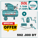 Pack Compresseur 50L 1,1kW–TOTAL TUNISIA Atelier–PACK50L1K - TOTAL TOOLS TUNISIA Site officiel | Station d'outils