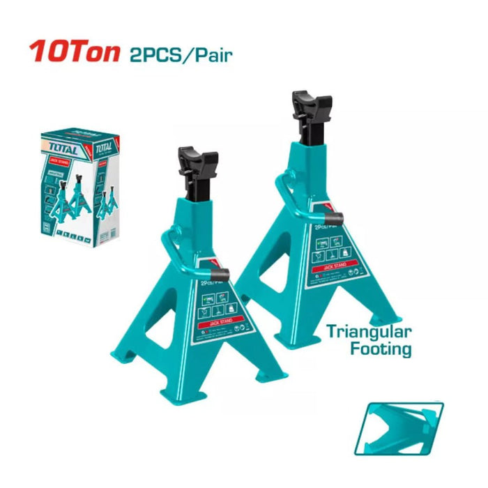 Paire De Chandelles Industrielles Capacité 10 Tonnes THJS1001 Hauteur Ajustable 455 - 705 Mm Pieds Triangulaires - TOTAL TOOLS TUNISIA Site officiel | Station d'outils
