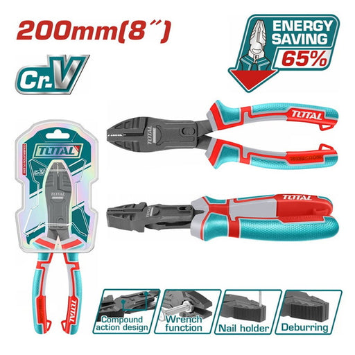 Pince Coupante Diagonale 200mm Cr V TOTAL Économie 65 - TOTAL TOOLS TUNISIA Site officiel | Station d'outils