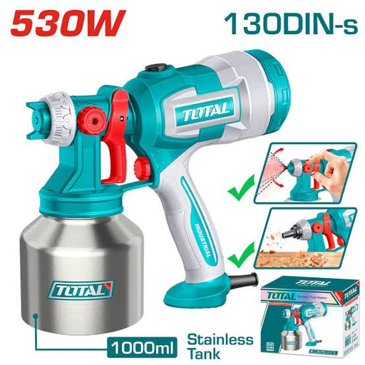 Pistolet de peinture électrique TOTAL TT45061 – 530 W - TOTAL TOOLS TUNISIA Site officiel | Station d'outils