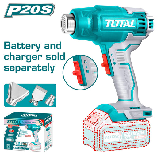 Pistolet Thermique Sans Fil 20V 300 550C TBLI2002 Pro - TOTAL TOOLS TUNISIA Site officiel | Station d'outils